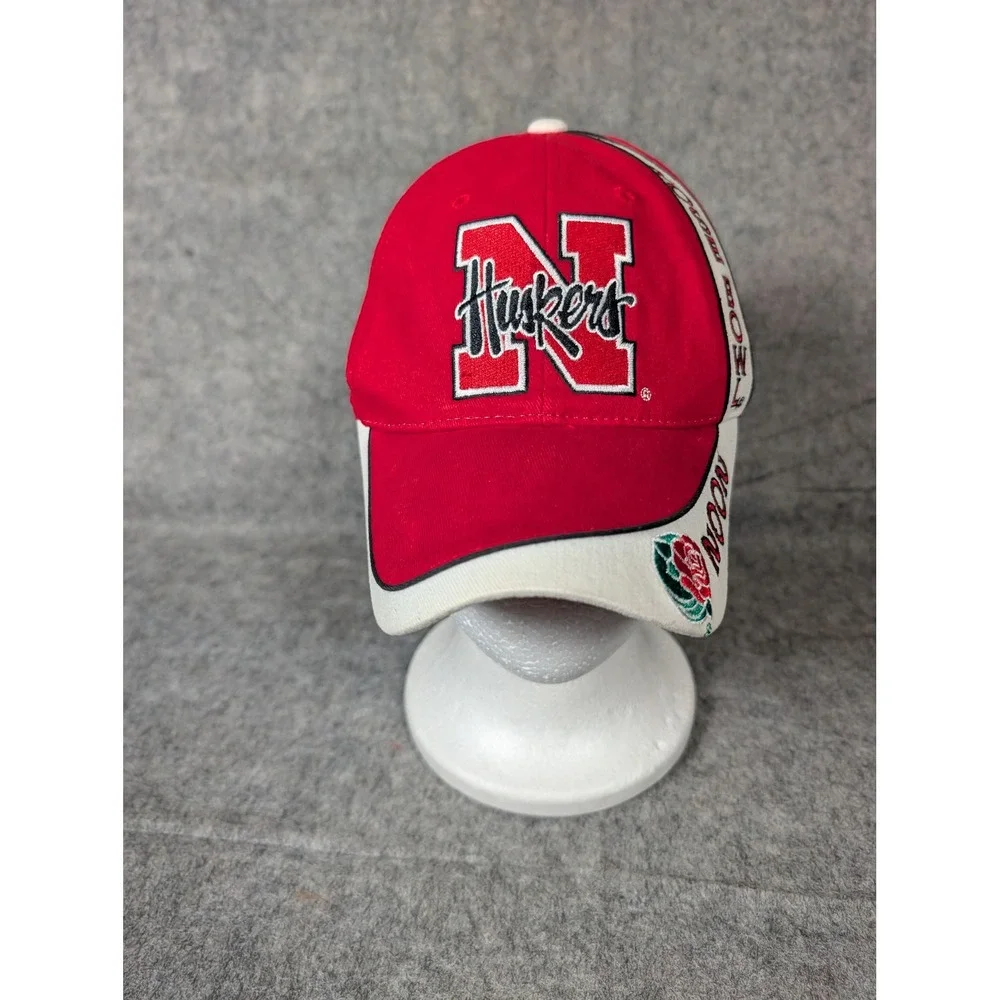 Nebraska Huskers 2002 Rose Bowl National Championship Game Hat Red Adjustable